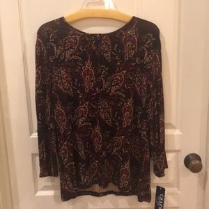 NEW WITH TAGS CHAPS BLOUSE